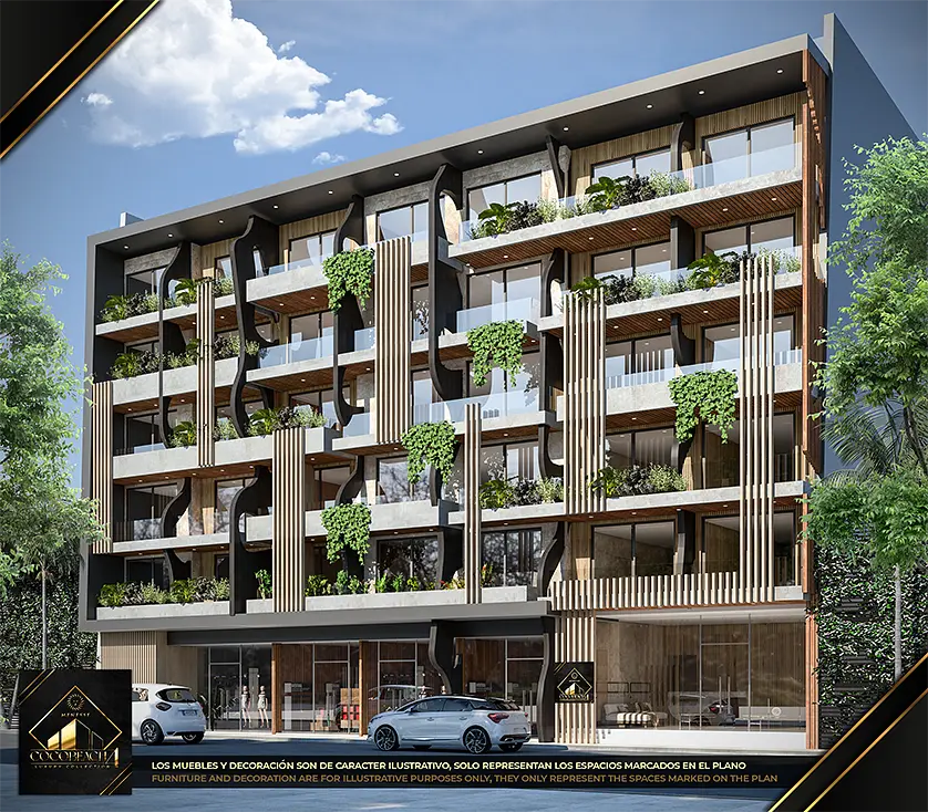 Playa Del Carmen - Departamentos en PREventa - 1 y 2 Recámaras - a 2 cuadras del