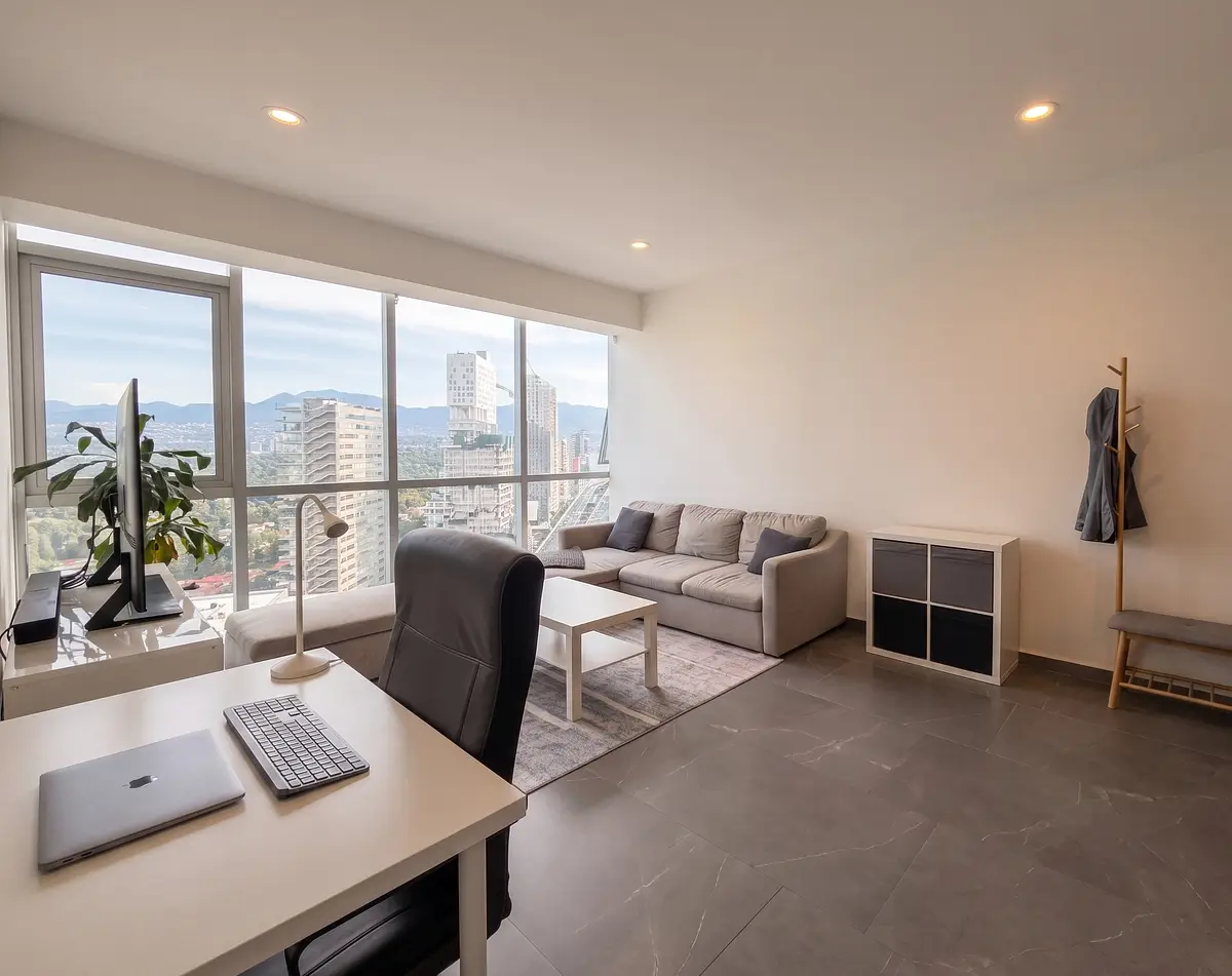 Departamento Amueblado en Renta | Urbano Town San Ángel (Col. los Alpes)