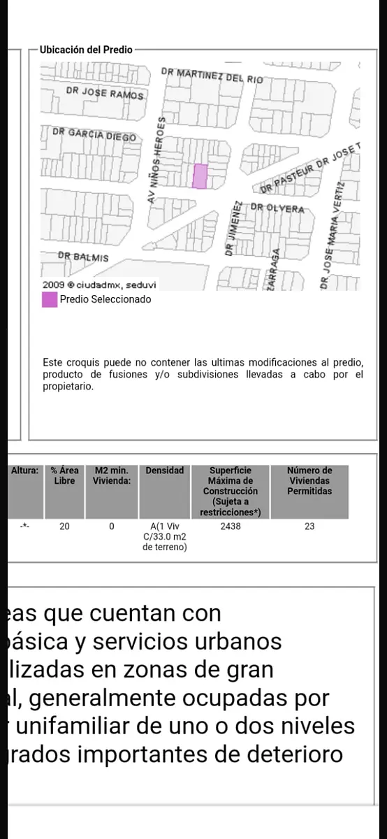 Col. Doctores- Terreno en venta — foto 3
