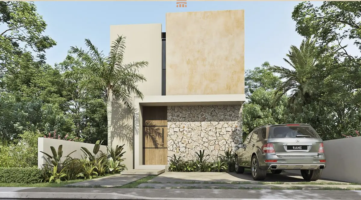 Casa en VENTA MOD.D ¡Dentro de Privada SAKCHE con alberca!