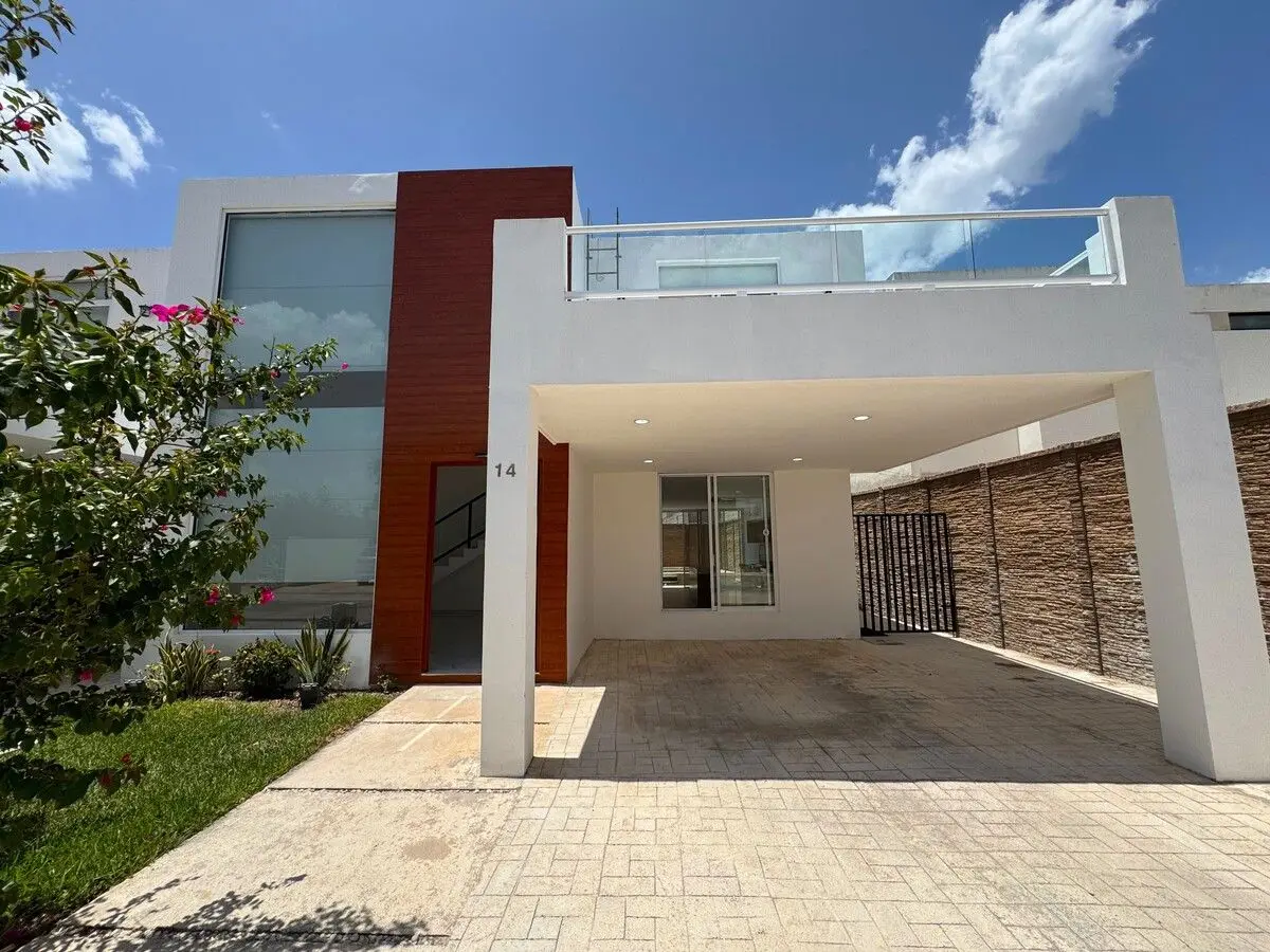 Casa en Renta en Conkal de 3 Habitaciones con Equipamiento — foto 2