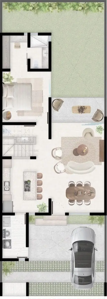Casa en Venta Punta Norte Colima Recámara Planta Baja Amplio Jardín — foto 6