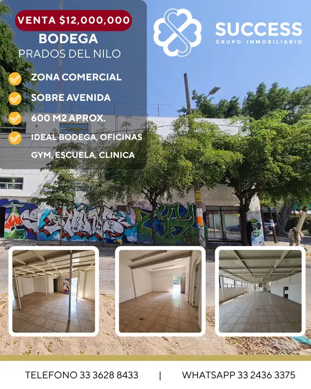 Excelente Bodega en Venta en Prados del Nilo, Tlaquepaque.