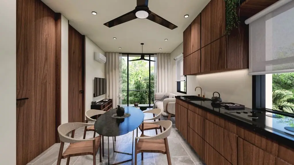 Departamento en venta de dos habitaciones en Temozón norte — foto 2