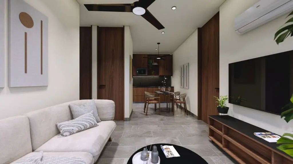 Departamento en venta de dos habitaciones en Temozón norte — foto 4