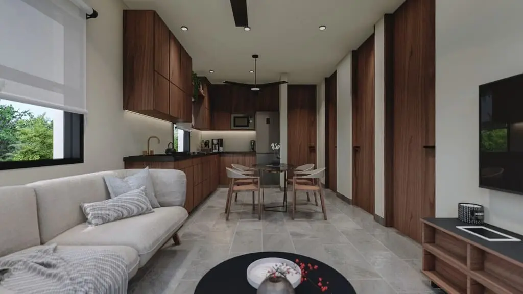 Departamento en venta de dos habitaciones en Temozón norte — foto 5