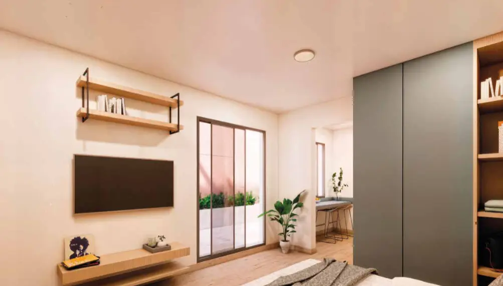 Departamento en venta en Santa Maria Insurgentes 1 Recámaras — foto 2