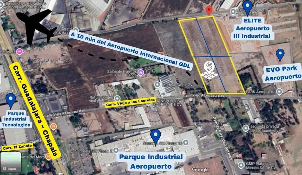 Terreno Industrial en Venta en Aeropuerto - Camino viejo a los Laureles 75
