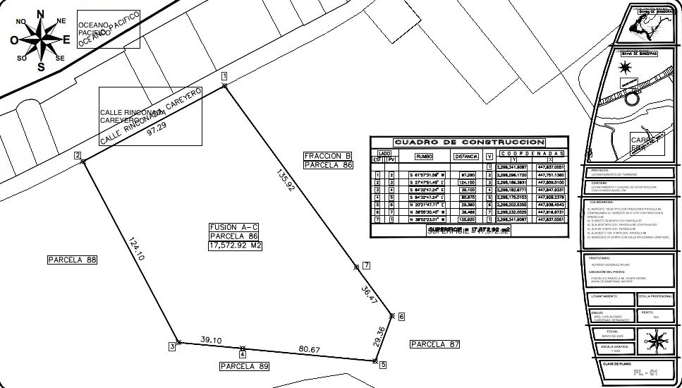Terreno en Venta en Playa Careyeros — foto 2