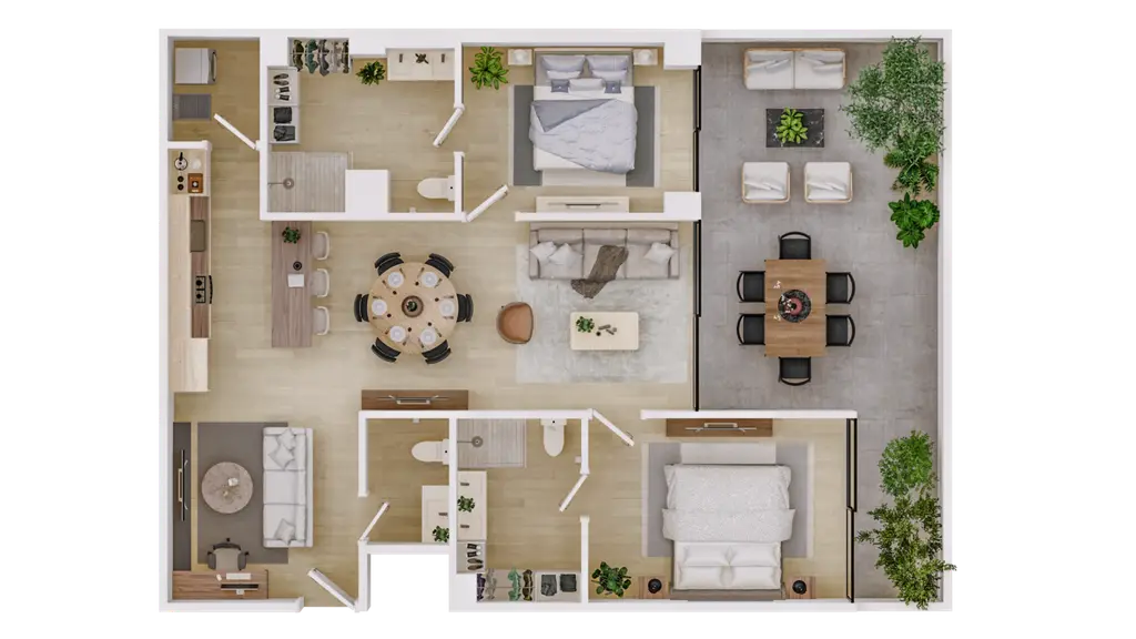 Departamento en Planta Baja en Warhol Providencia (Colomos) — foto 4