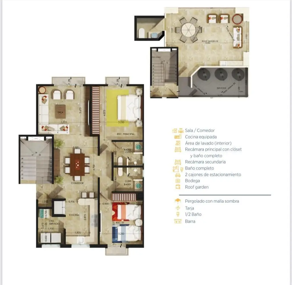 Compra Departameno en Torre de Piedra el Salitre — foto 2