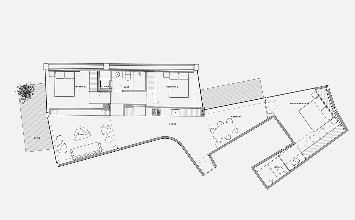 Departamentos de diseño en Ámsterdam, Condesa con terrazas — foto 6
