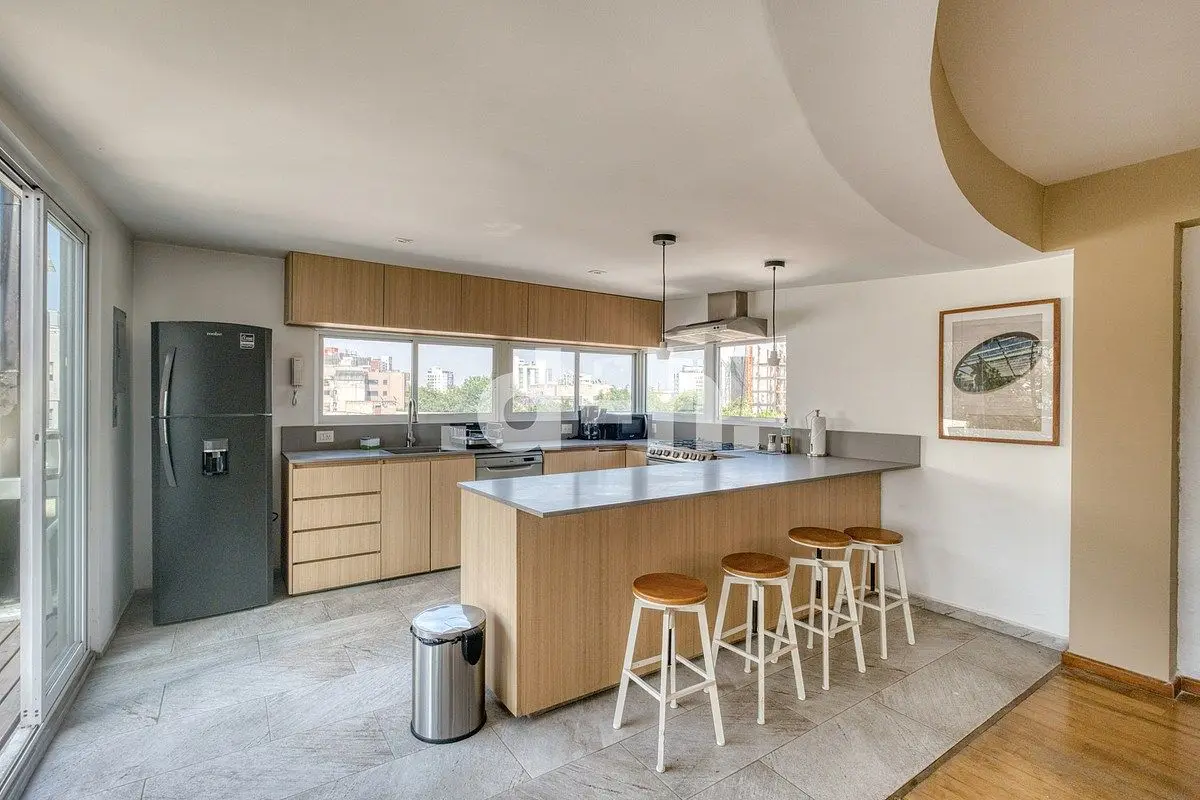 Penthouse con gran terraza en Condesa | Frente a Parque España — foto 11