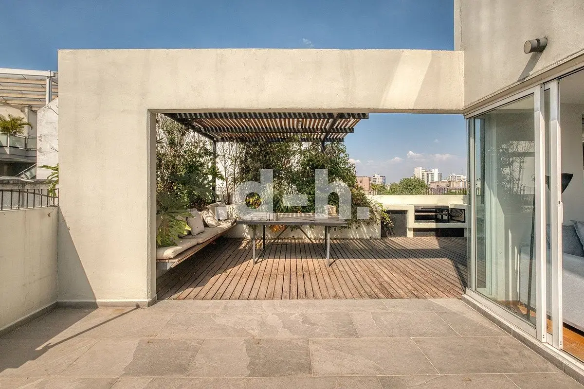 Penthouse con gran terraza en Condesa | Frente a Parque España — foto 6