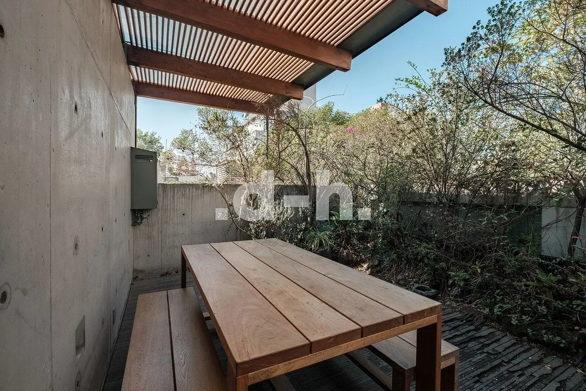 Residencia de autor con jardín y terrazas en la Condesa — foto 3
