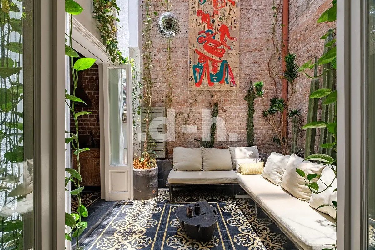 Townhouse neoclásico con gran terraza y roof garden Roma Norte