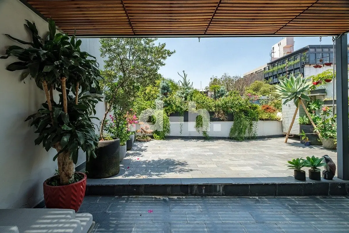 Townhouse neoclásico con gran terraza y roof garden Roma Norte — foto 2