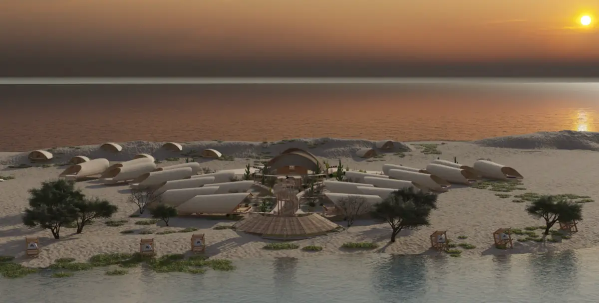 Venta de Lote para Hotel, frente de playa, Municipio; La Paz, lado del Pacífico. — foto 6