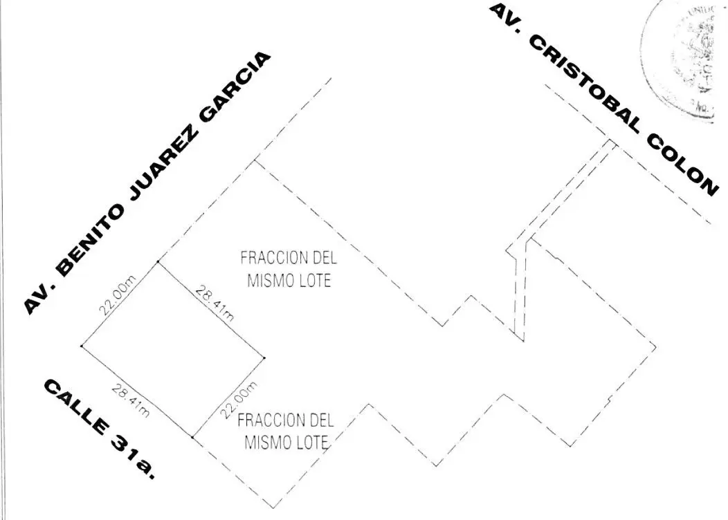 Terreno de 625 M2 en Esquina en Zona Centroen Renta — foto 2