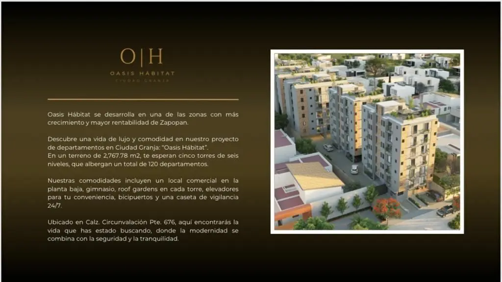 Preventa Departamentos Oasis Habitat Ciudad Granja Zapopan Jal. — foto 2
