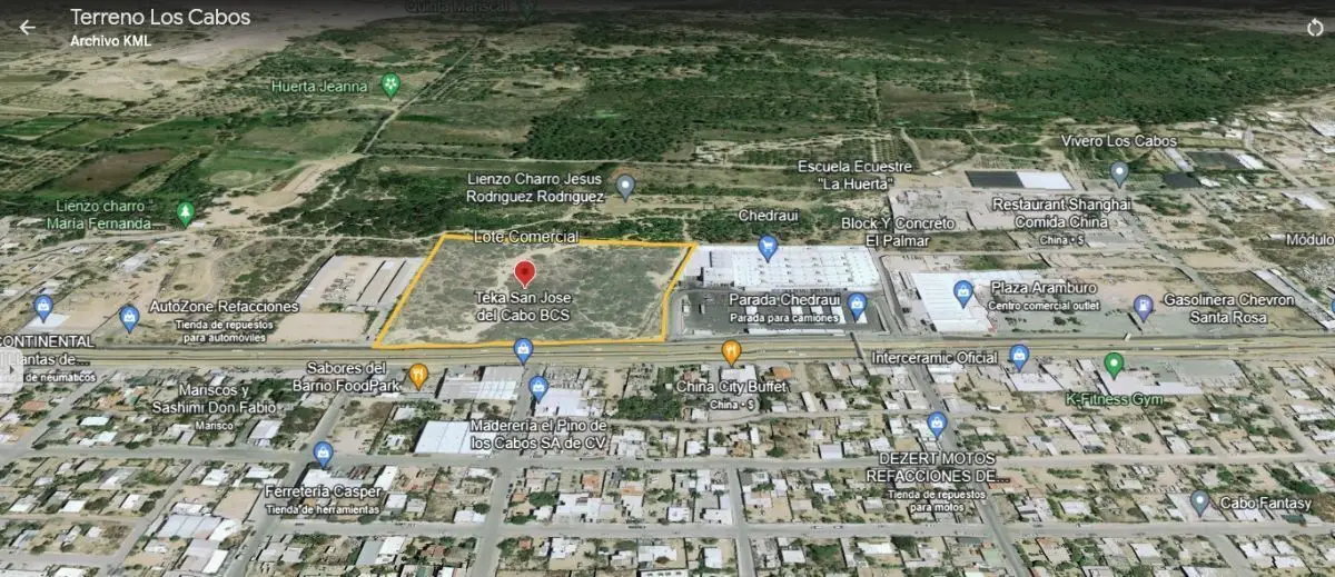 Terreno Comercial en Venta San Jose del Cabo