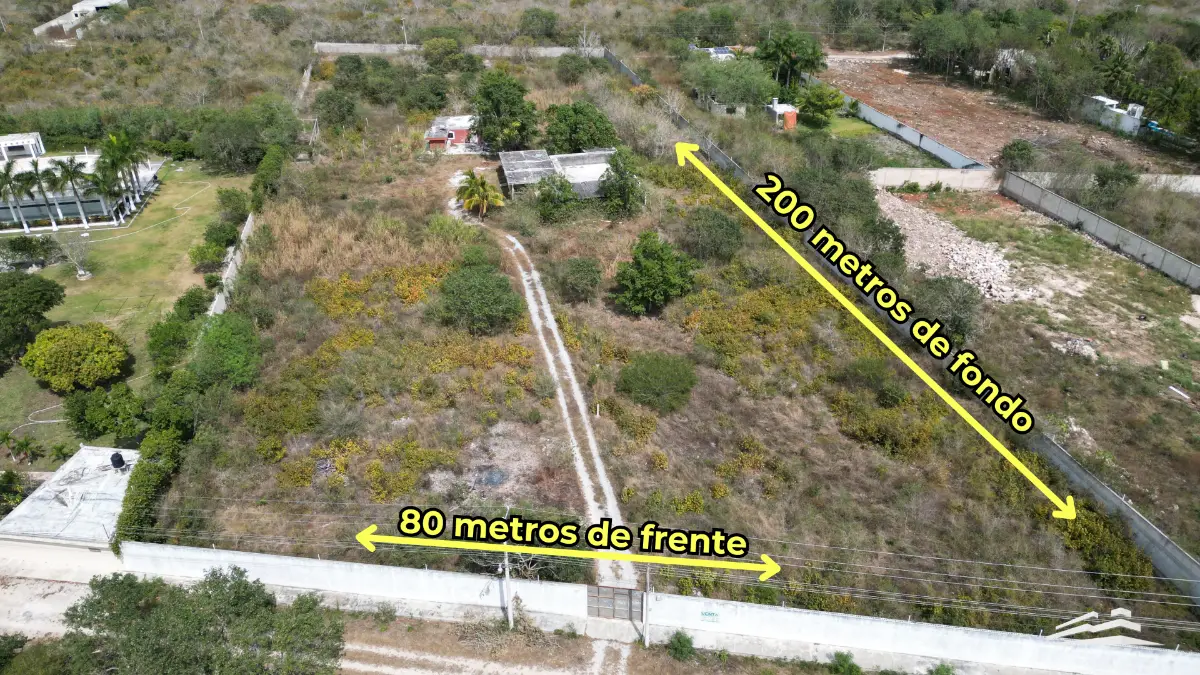 Terreno con 80 metros sobre carretera Chablekal-Conkal — foto 6