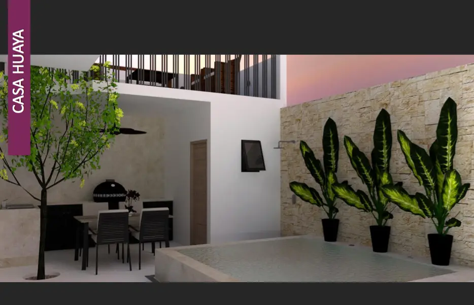 Pre-Venta Casa Huaya, 3 hab y piscina, en el Centro de Mérida, Yucatán — foto 2