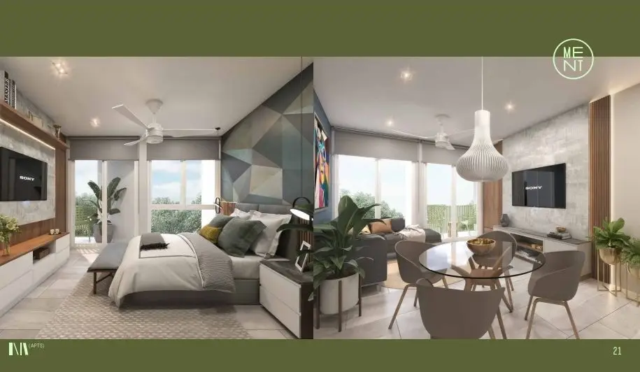 Apartamentos de 2 recamaras, Montecristo, exclusivos en Mérida — foto 3