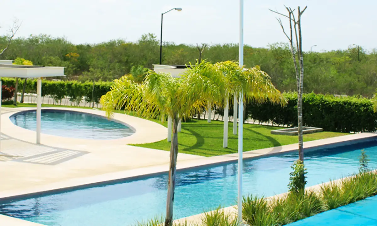 Lote listo para construir, con casa club en residencial Yaxlúm — foto 5
