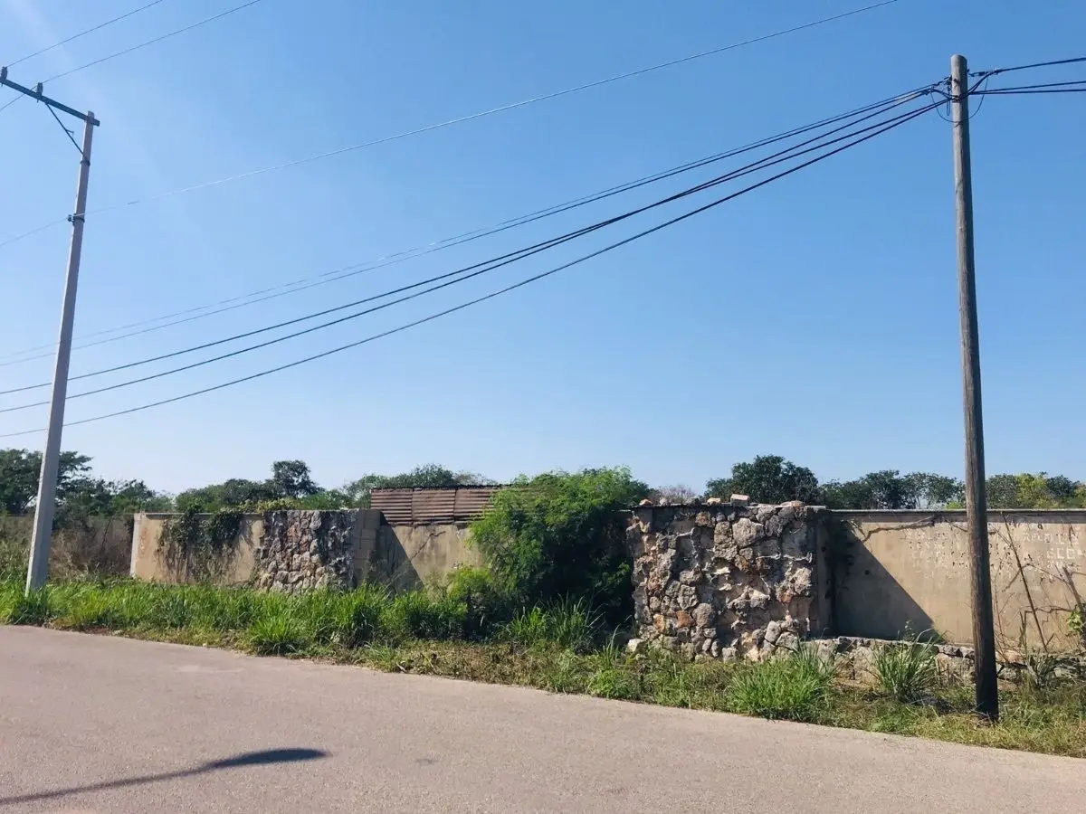 Terreno en venta o renta sobre calle principal de Cholul — foto 3