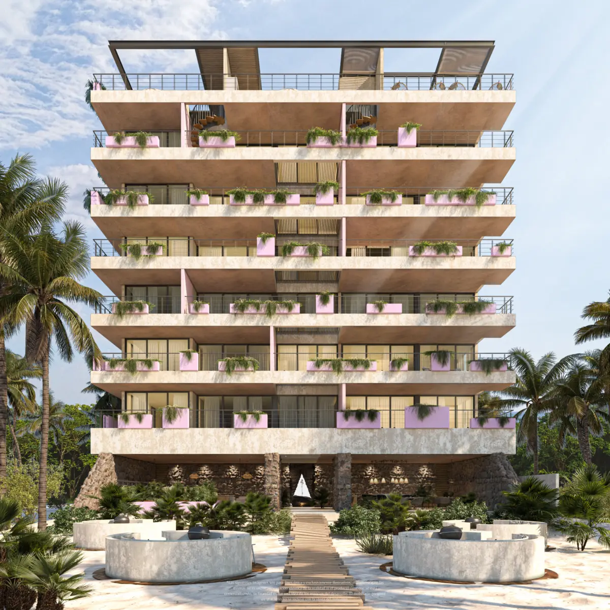 Departamentos en playa - ROSA PALMAR - SISAL