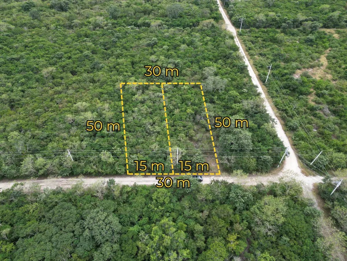 Terrenos en Komchén listos para construir, con luz — 750 m², orientación Norte. — foto 3