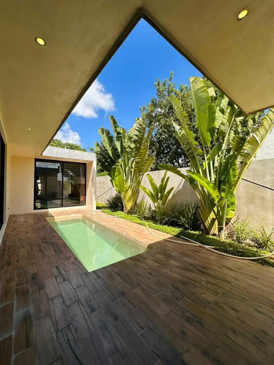 Residencia de un piso con alberca en privada al norte de Mérida, Yucatán — foto 2