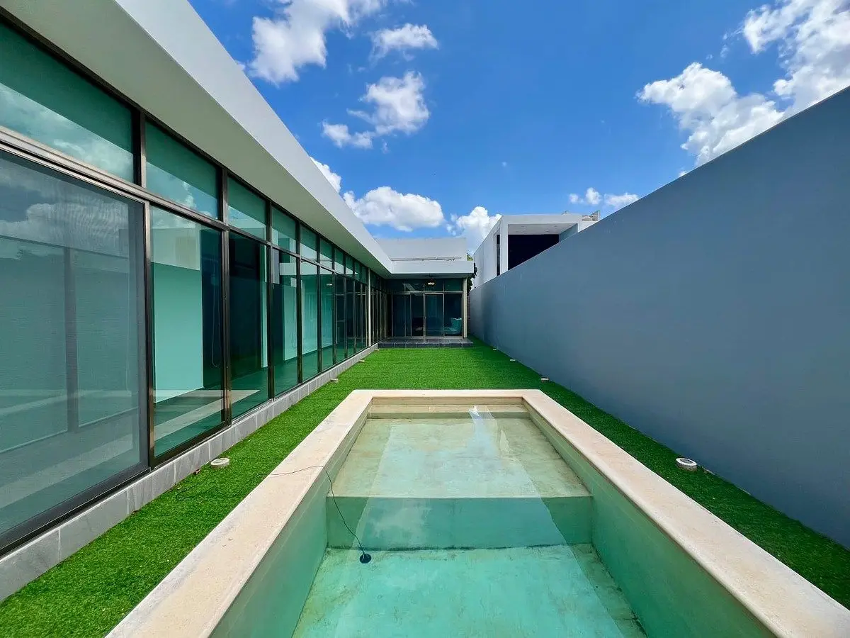 Residencia una planta con alberca y P Solaresen Privada ,Conkal, Mérida, Yucatán — foto 6