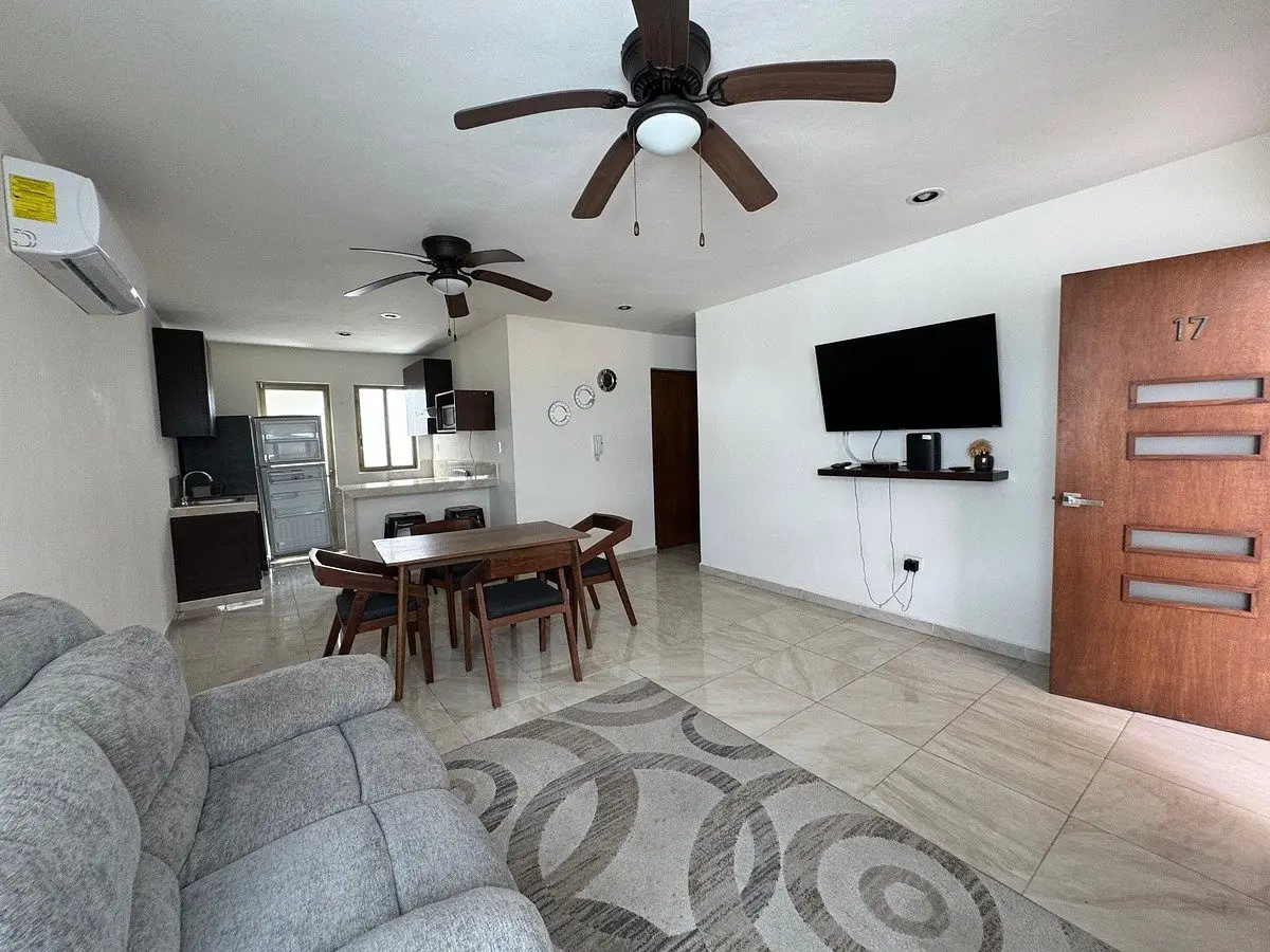 Departamento amueblado sobre la avenida García Lavín, zona Norte de Mérida — foto 4