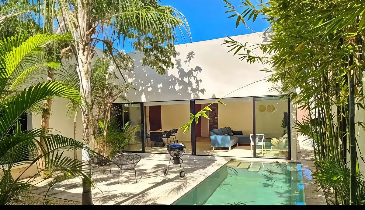 Residencia ideal para descanso temporal o vivir en privada al norte de Mérida — foto 6