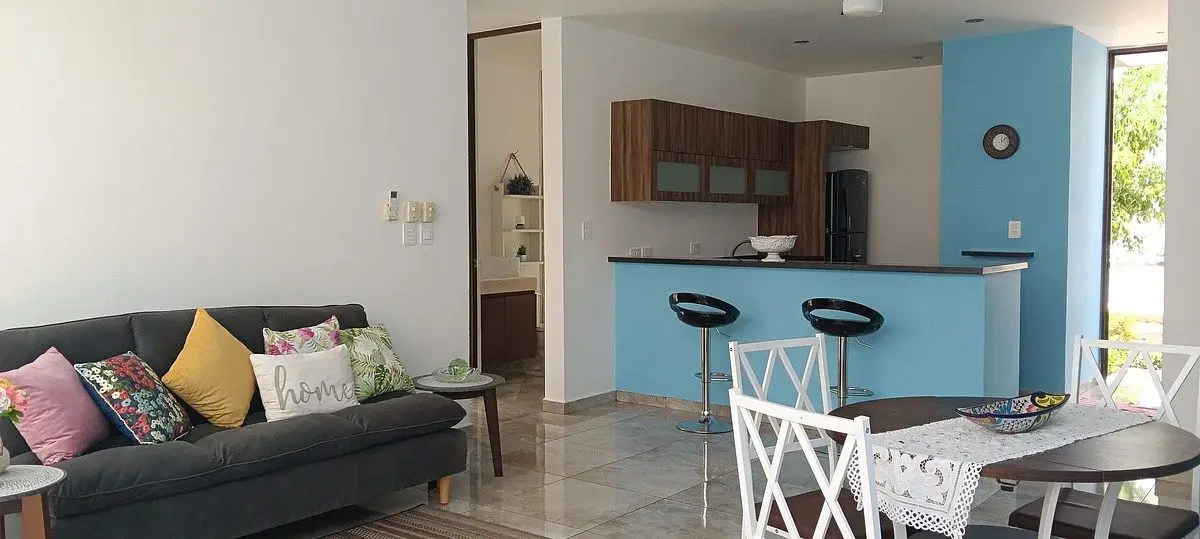 Departamento 1 recámara amueblado, jardín en silenciosa col. Benito Juárez Nte — foto 4