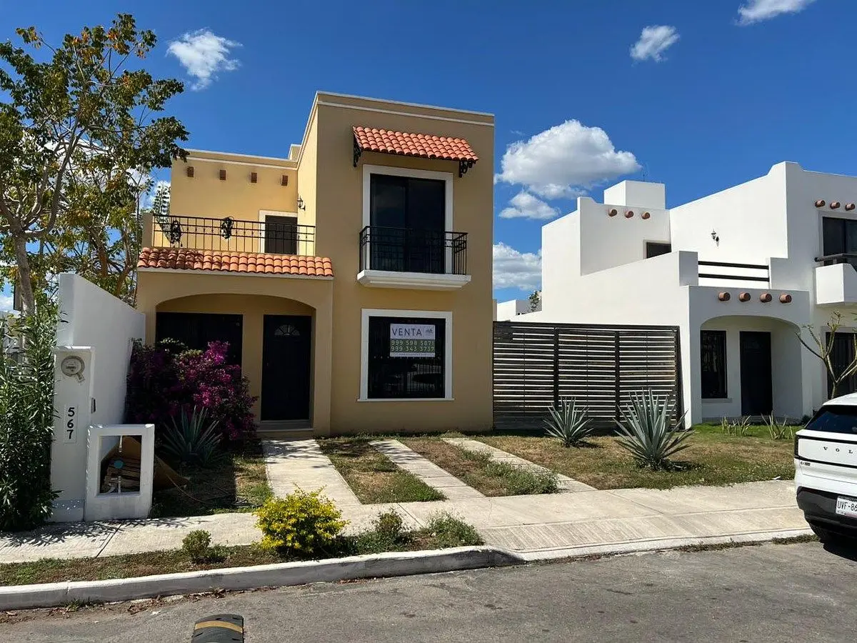 Casa en Renta de 3 habitaciones en Gran Santa Fe al Norte de Mérida Yucatán.