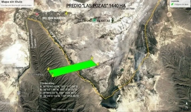Predio con pozas en Cuatro Ciénegas — foto 5