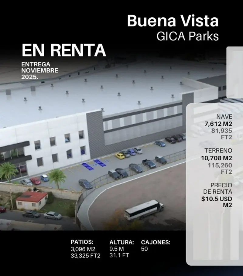 Nave Industrial en Renta en Tijuana