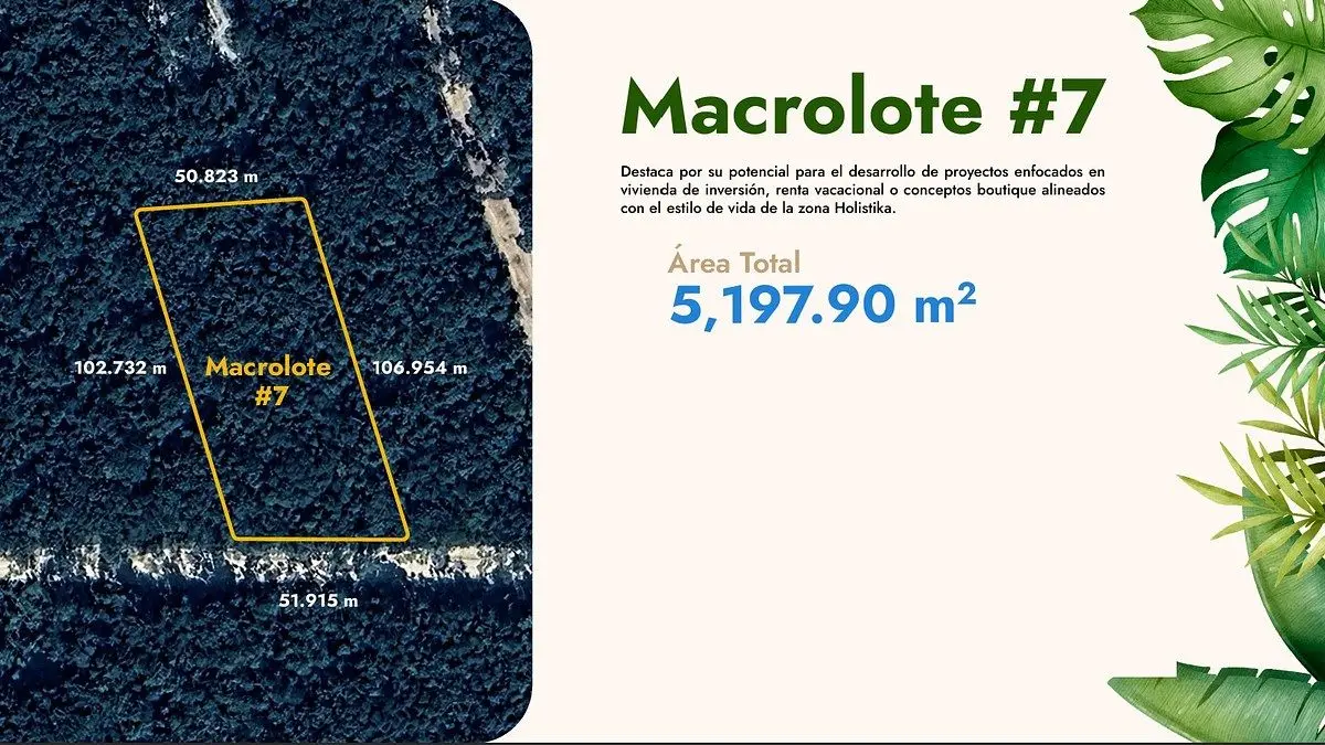 Terreno en Venta en Tulum