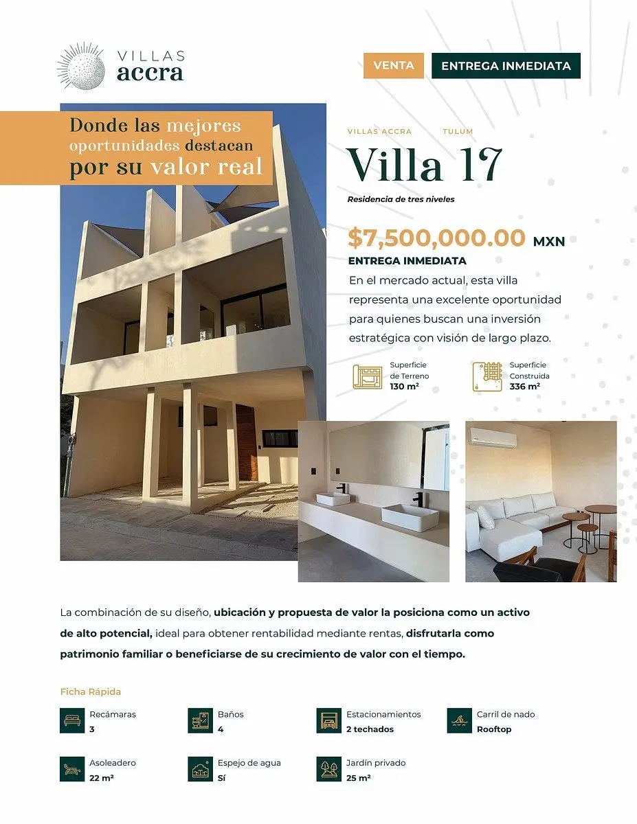 Casa en Venta en Tulum
