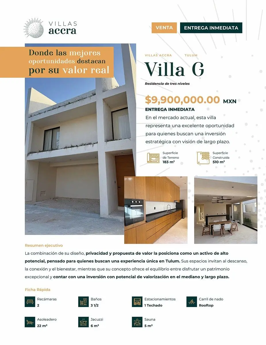 Casa en Venta en Tulum