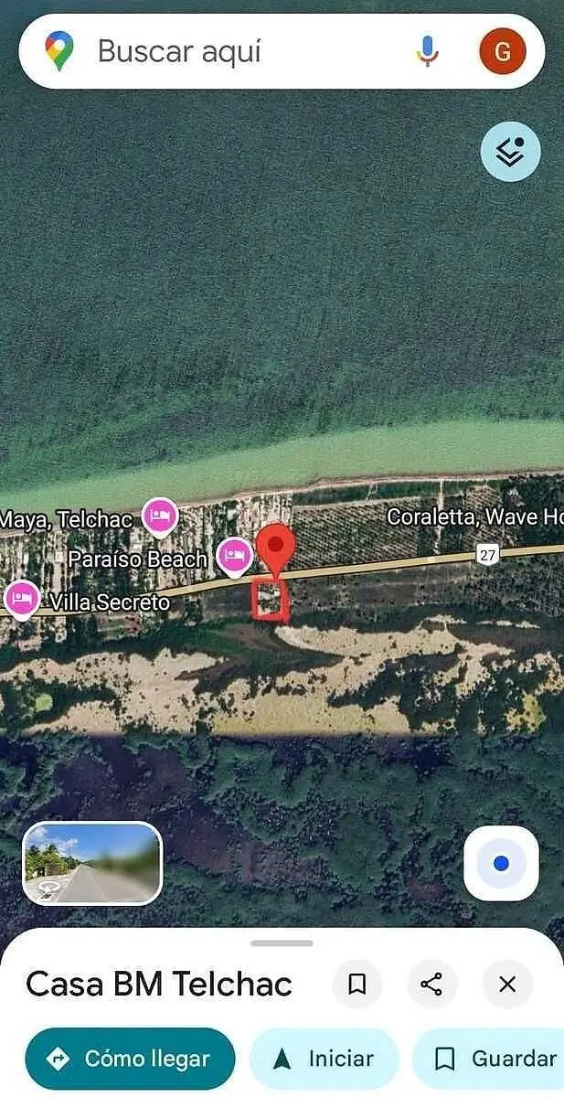 Hermoso Terreno en Telchac Puerto de 5.041 mts2 con casa — foto 4
