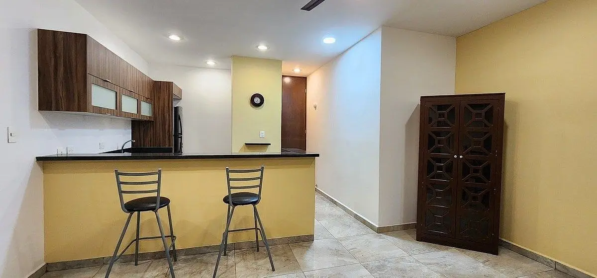 Renta departamento amueblado 1 Recamara planta baja Benito Juárez Norte — foto 3