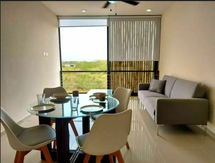 Renta Departamento amueblado 2 recamaras en temozon — foto 4