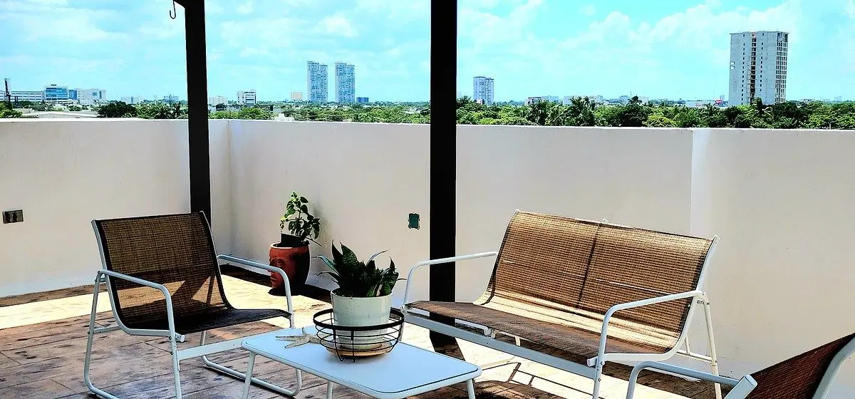 Renta Departamento Penthouse 2 Recamaras Cholul