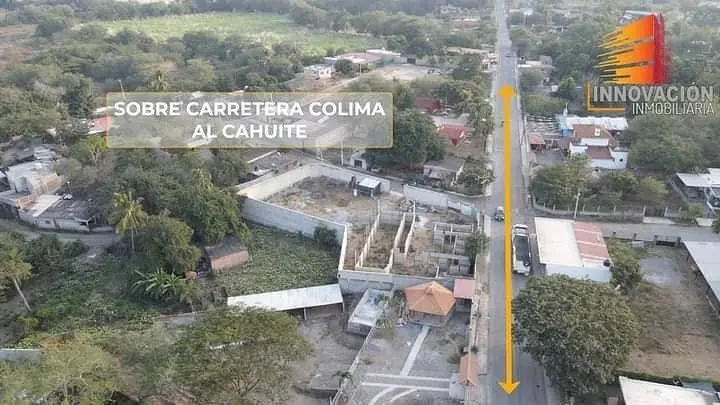 𝑺𝑬 𝑽𝑬𝑵𝑫𝑬 Terreno Esquina, Sobre Carretera a las Guasimas, Colima. 1374m2 — foto 2