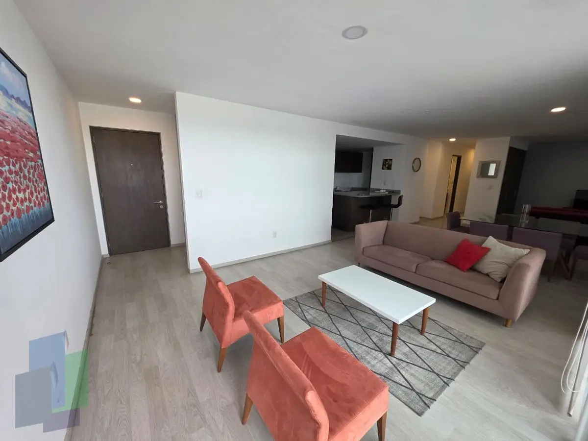 Departamento en renta amueblado, en Valle de Juriquilla, con 2 recámaras. — foto 3