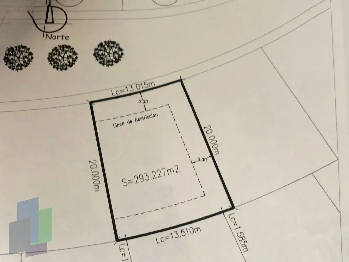 VENTA | Terreno plano 293m2, en condominio San Lorenzo, Lomas del Campanario — foto 4